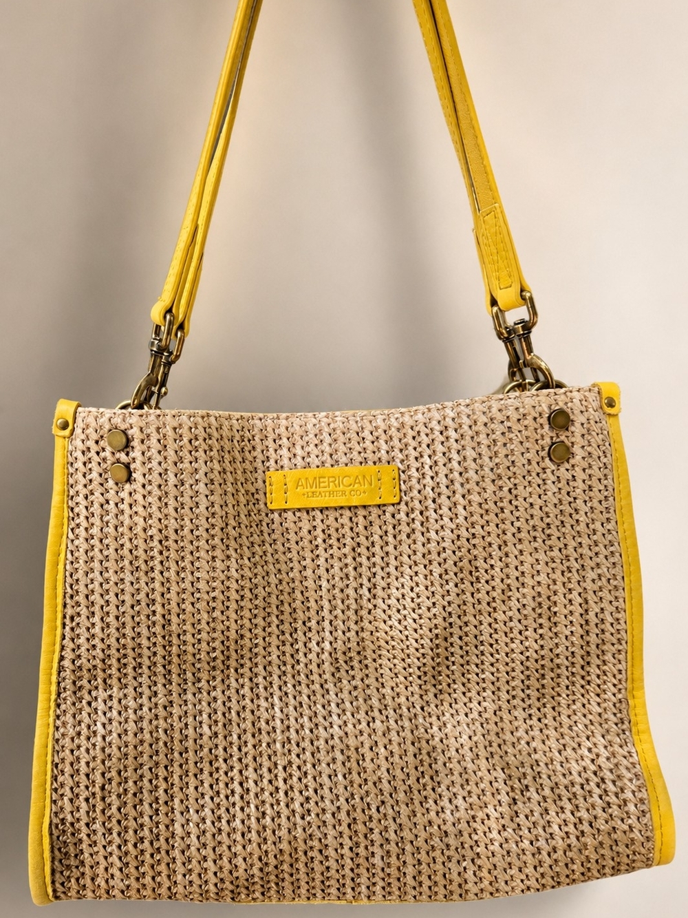 American Leatgee Co. Woven Raffia
